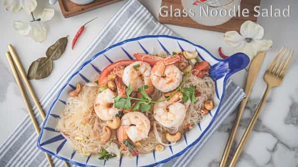 Glass Noodles Salad Food Menu Kin Dee Thai Cuisine Thai