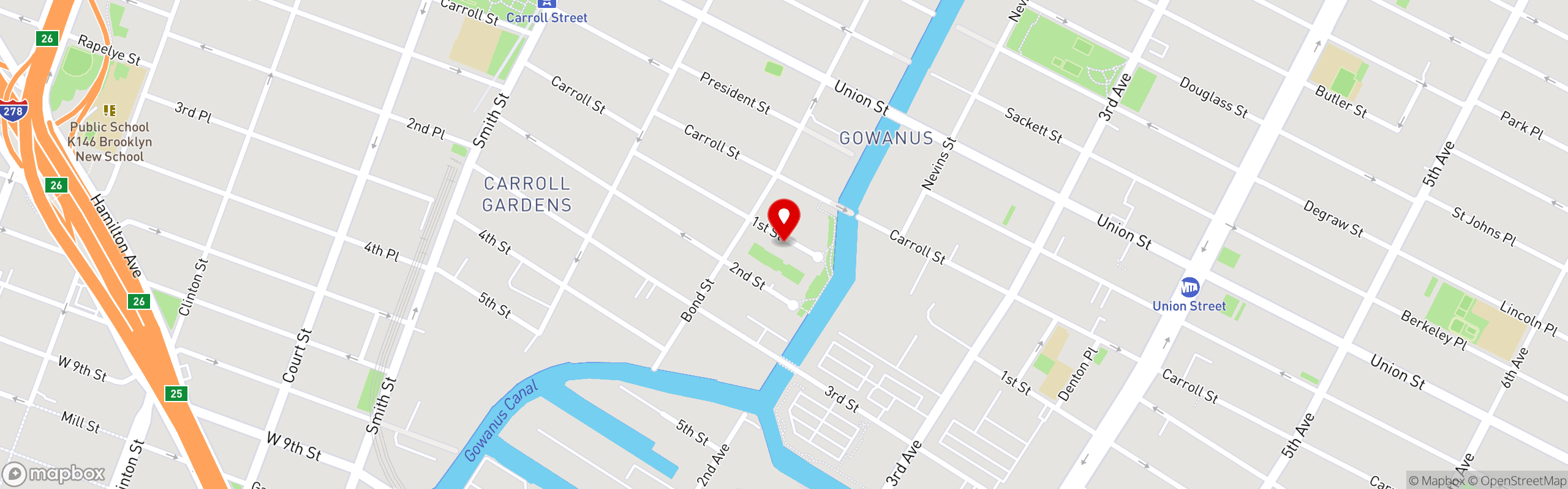 Street map pinning Cutlets Sandwich Co. in Cutlets Sandwich Co.