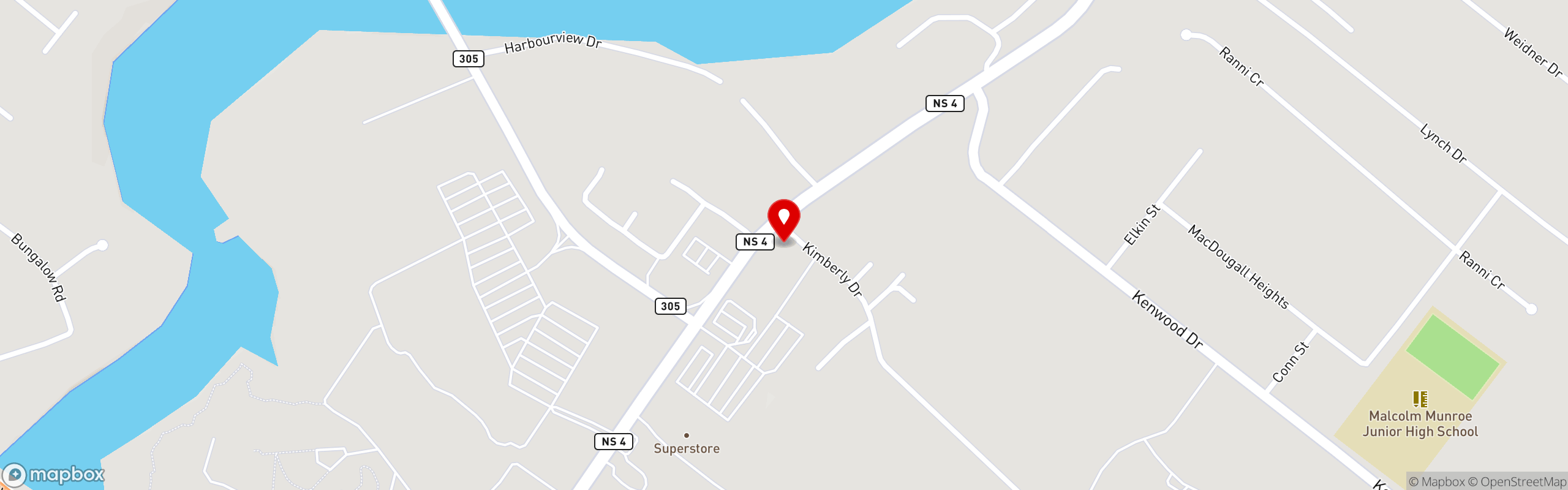 Street map pinning Ziggy's Pub & Grill in Ziggy's Pub & Grill - Nova Scotia