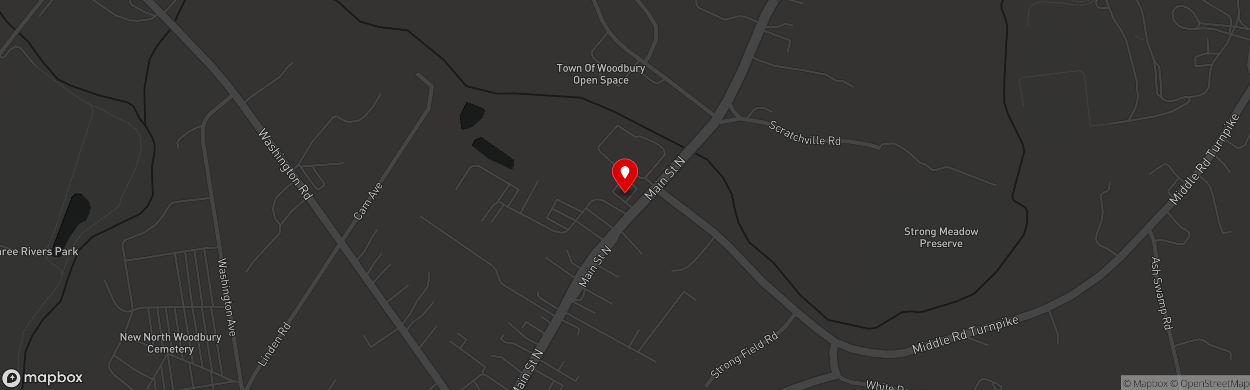 Street map pinning San Remo Restaurant & Pizzeria in Woodbury