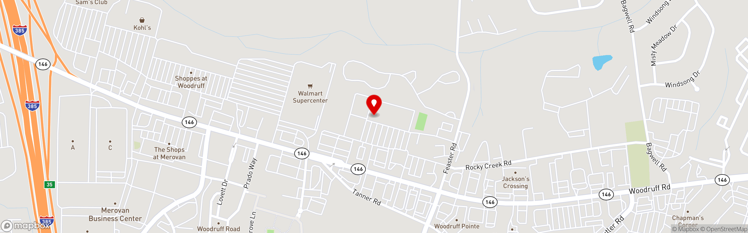 Street map pinning Green Tomato Buffet in Green Tomato Buffet
