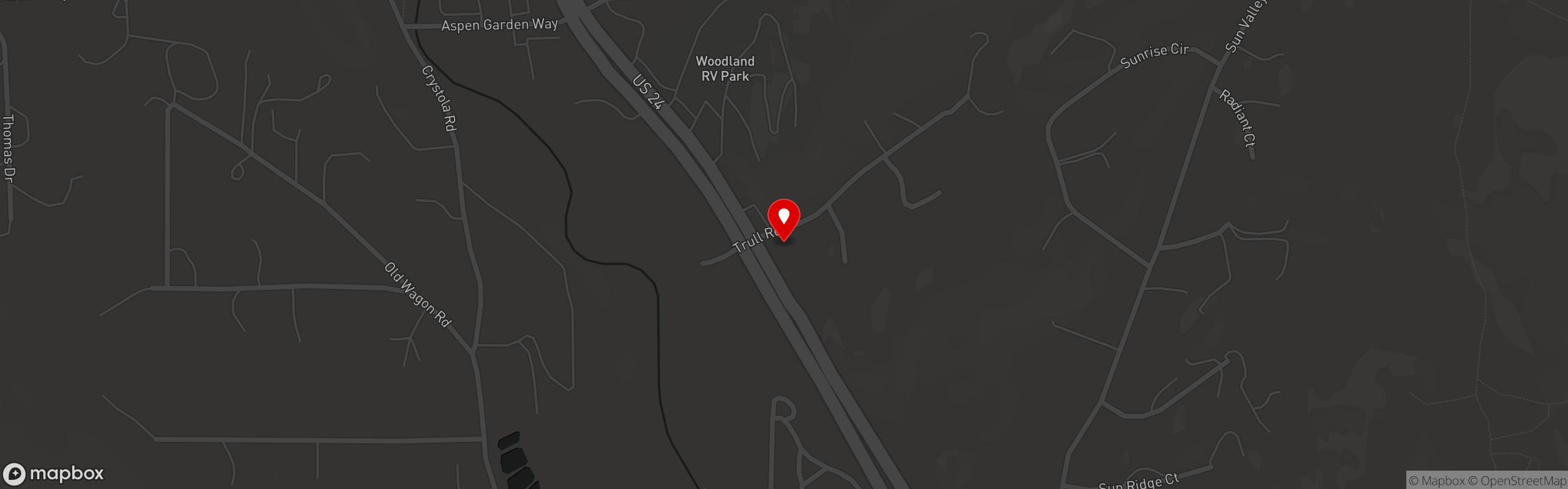 Street map pinning Boards & Barrels Bistro & Whiskey House in Boards & Barrels Bistro & Whiskey House
