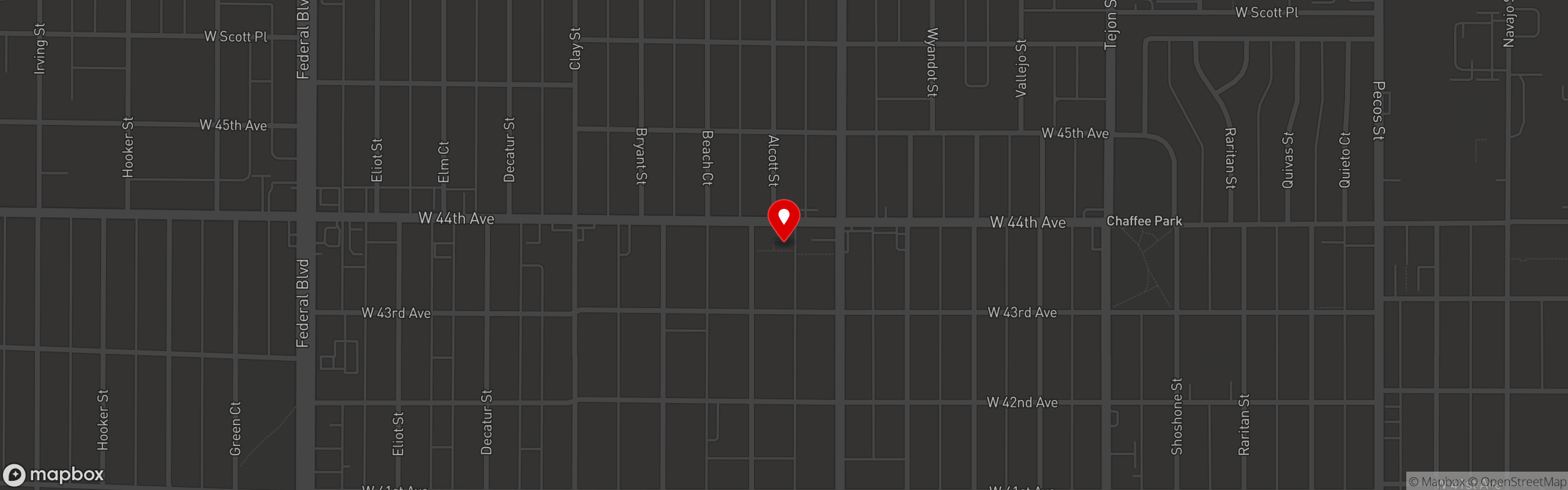 Street map pinning Bacon Social House in Sunnyside