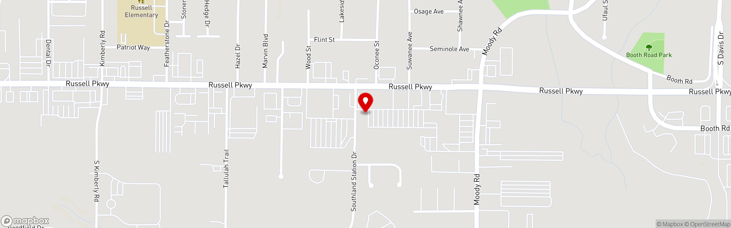 Street map pinning Sea Shells Seafood Warner Robins in Sea Shells Seafood Restaurant