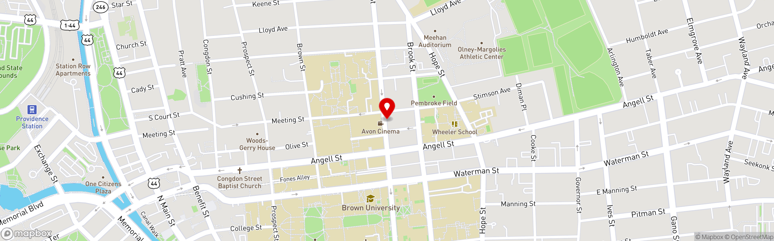 Street map pinning Kabob and Curry in Kabob and Curry