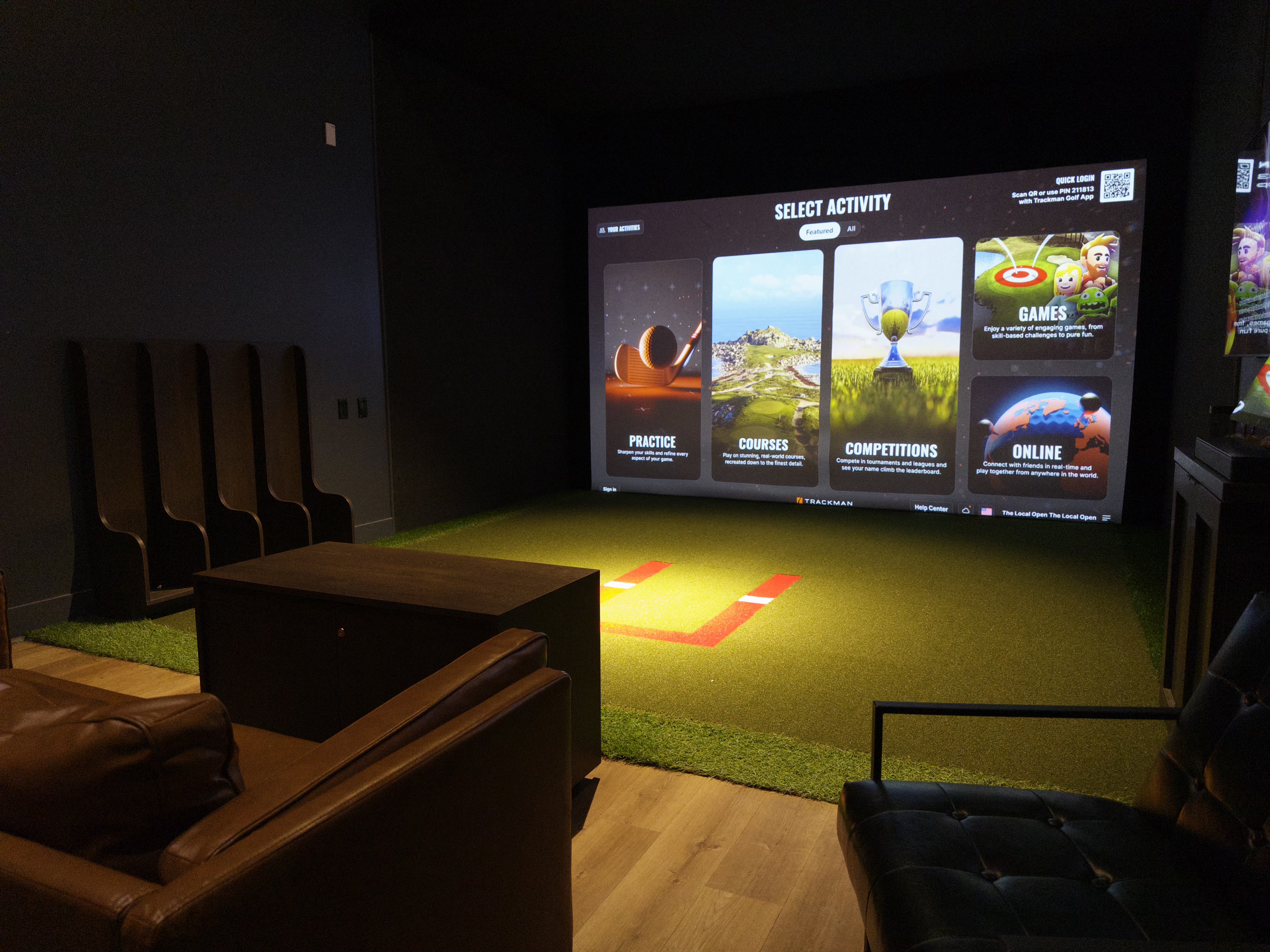 Waffle - The Local Open | Best Indoor Golf Simulator & Restaurant