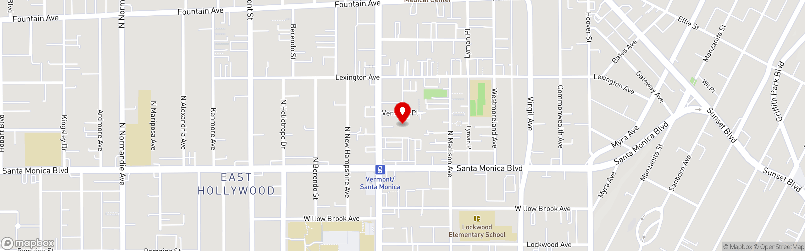Street map pinning Max's Restaurant | North America in Los Angeles (TO GO)