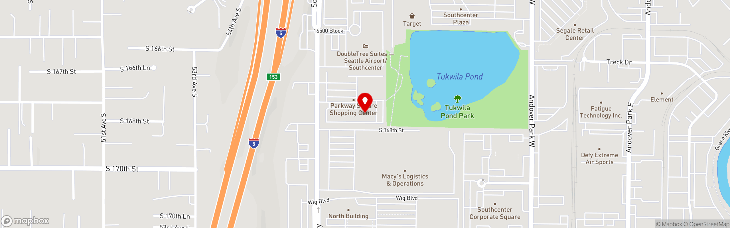 Street map pinning Max's Restaurant | North America in Seattle