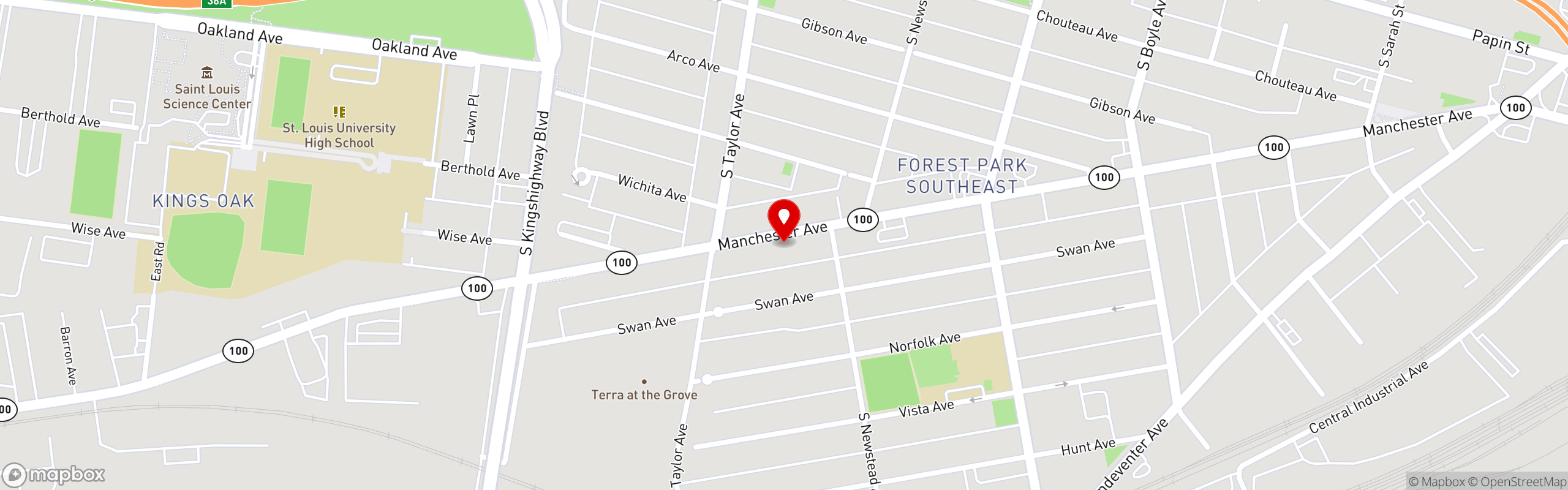 Street map pinning DSQUARED2GO/DSquared Bistro in DSquared 2 Go