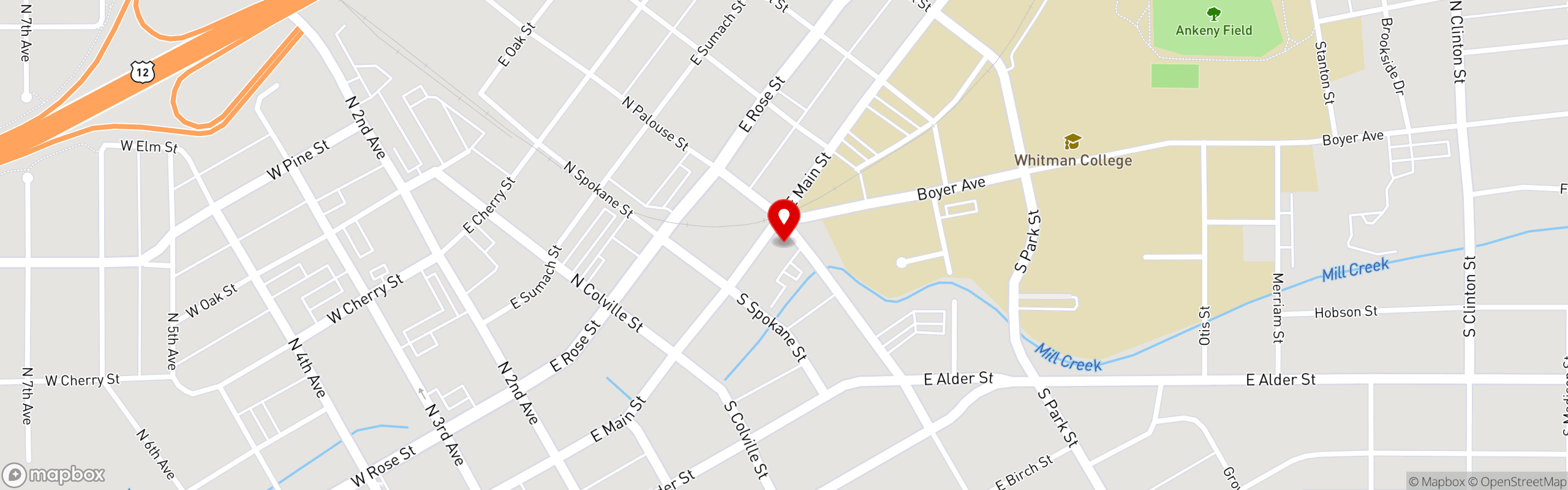 Street map pinning Wingman Birdz + Brewz in Wingman Birdz + Brewz