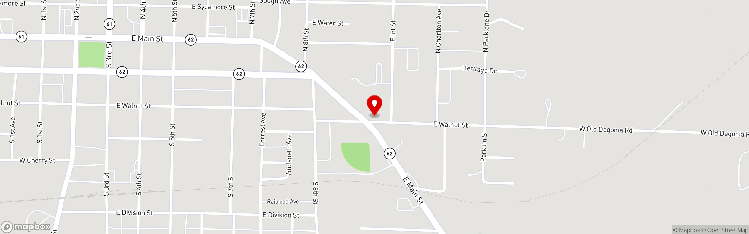 Street map pinning Tf Ice Cream in Tf Ice Cream - Boonville