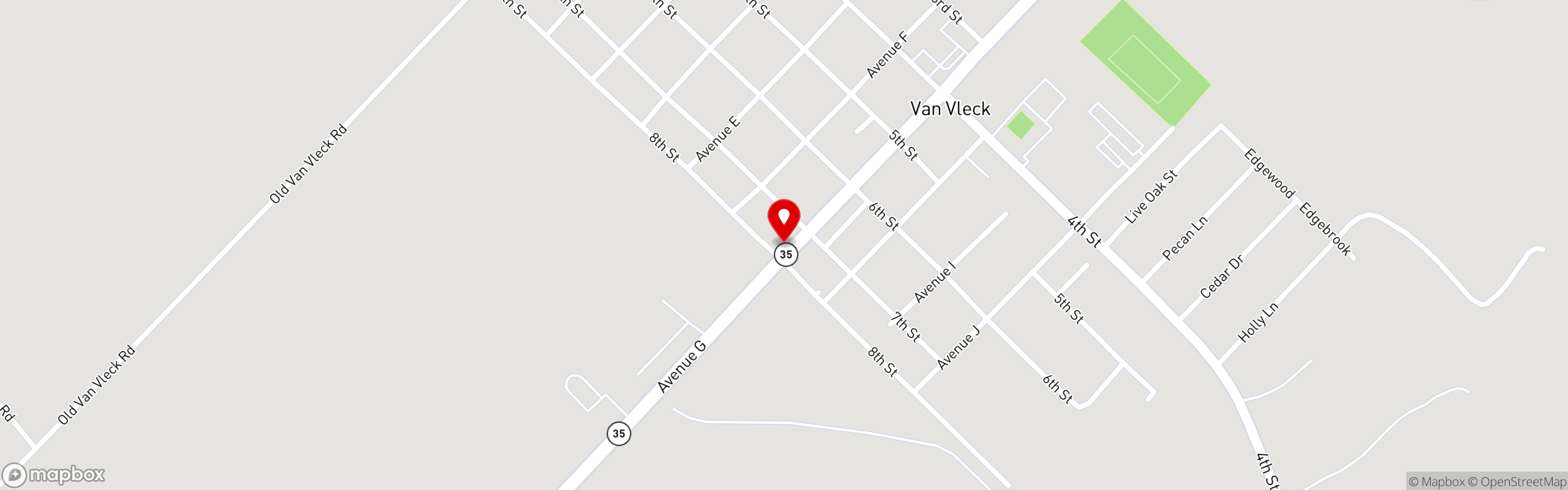 Street map pinning K-2 Steak House Restaurant & Bar in Bay City