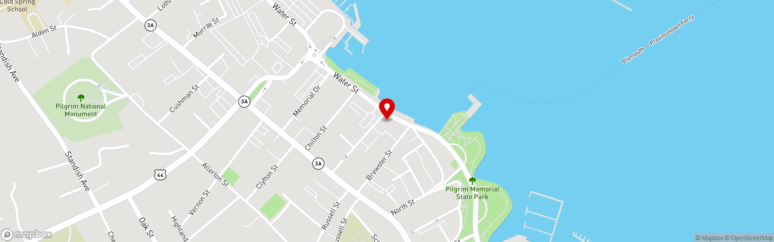 Street map pinning La baia in La baia