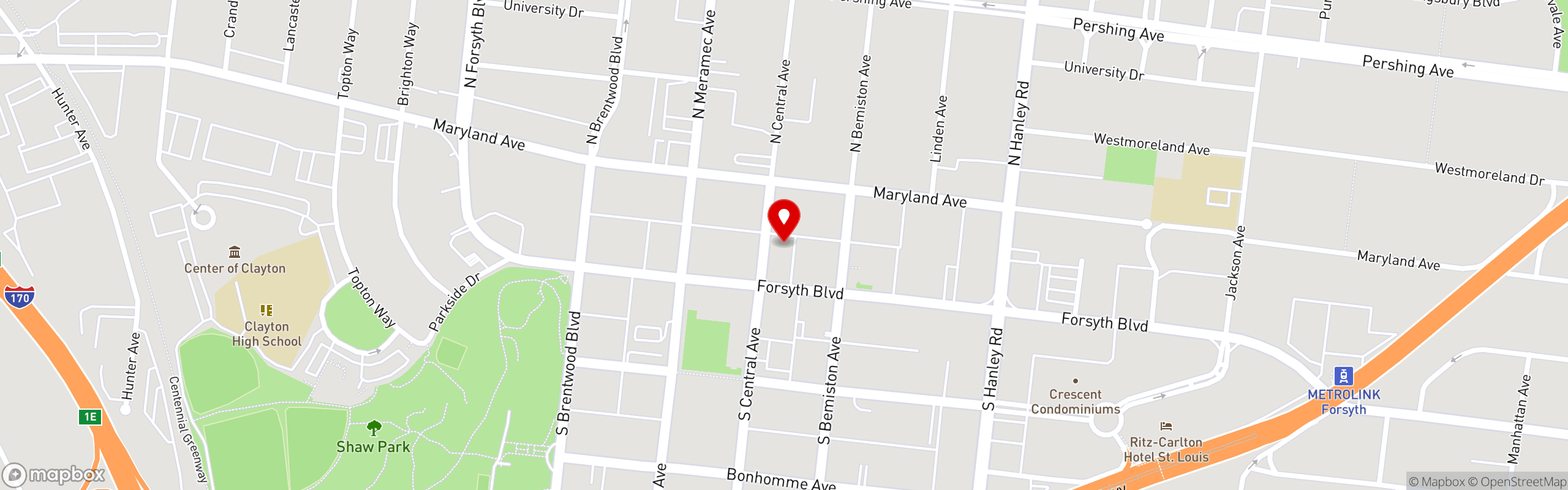 Street map pinning Tora Asian House in Tora Asian House