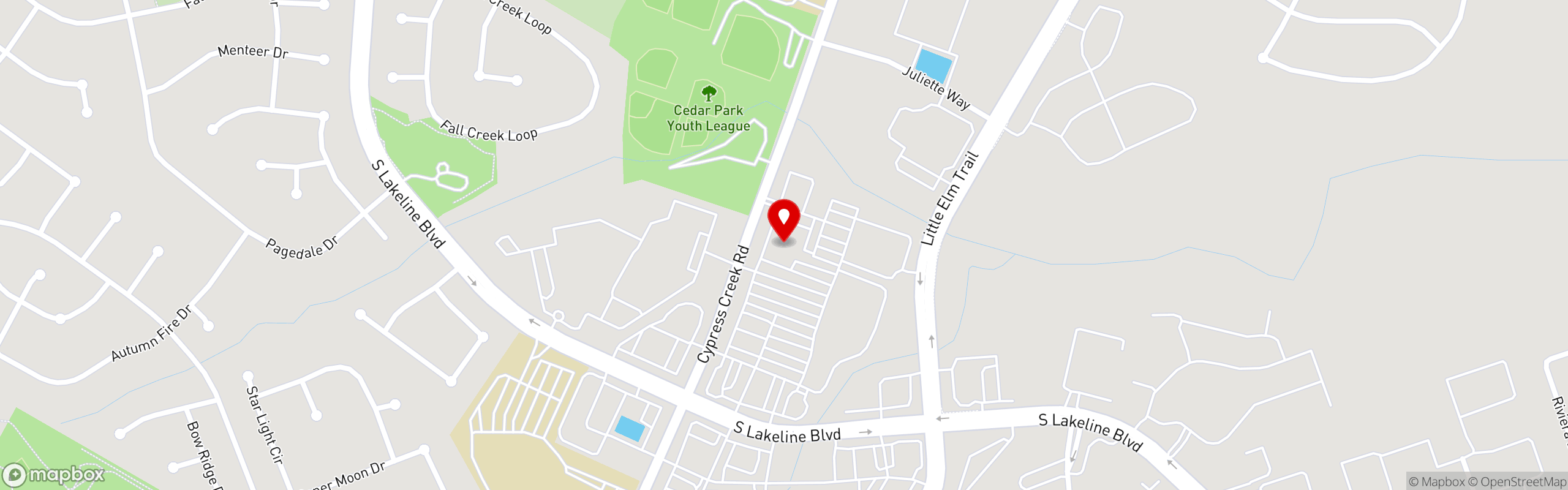 Street map pinning Lemongrass by Sip Saam Thai in Lemongrass