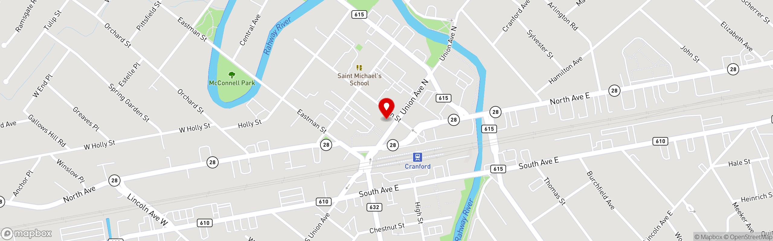 Street map pinning Ambeli Greek Taverna in Ambeli Greek Taverna