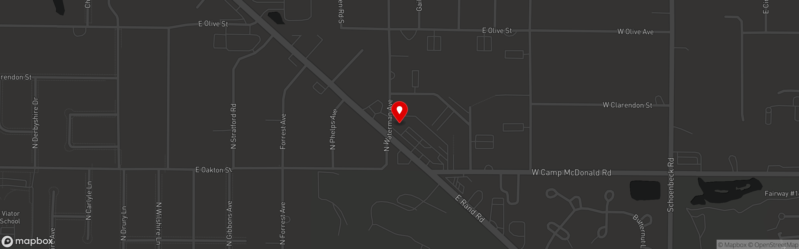Street map pinning La Zingara Trattoria in La Zingara Trattoria