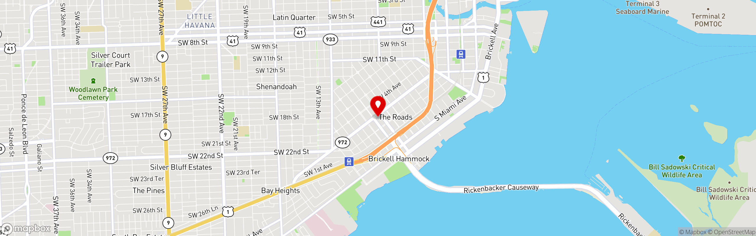 Street map pinning Charlatam Restaurant & Bar in Charlatam