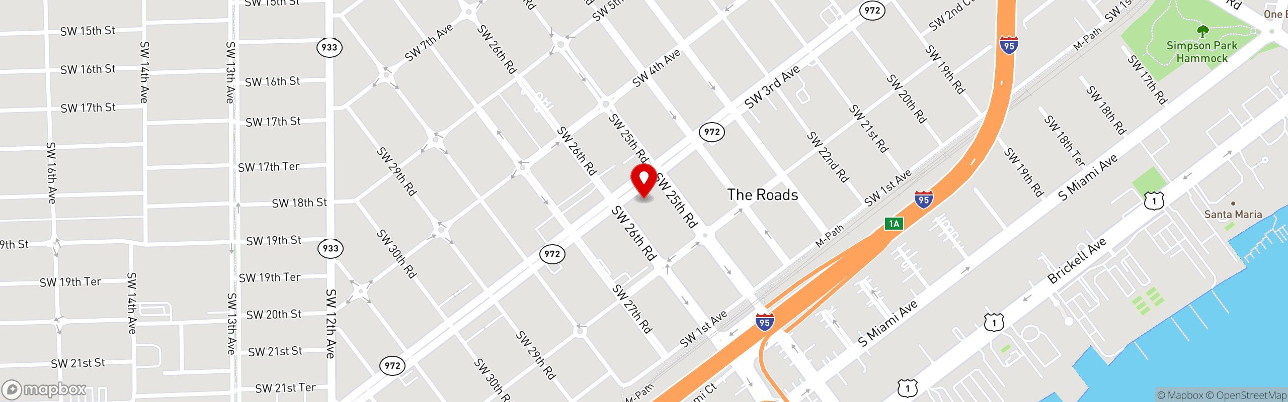 Street map pinning Charlatam Restaurant & Bar in Charlatam