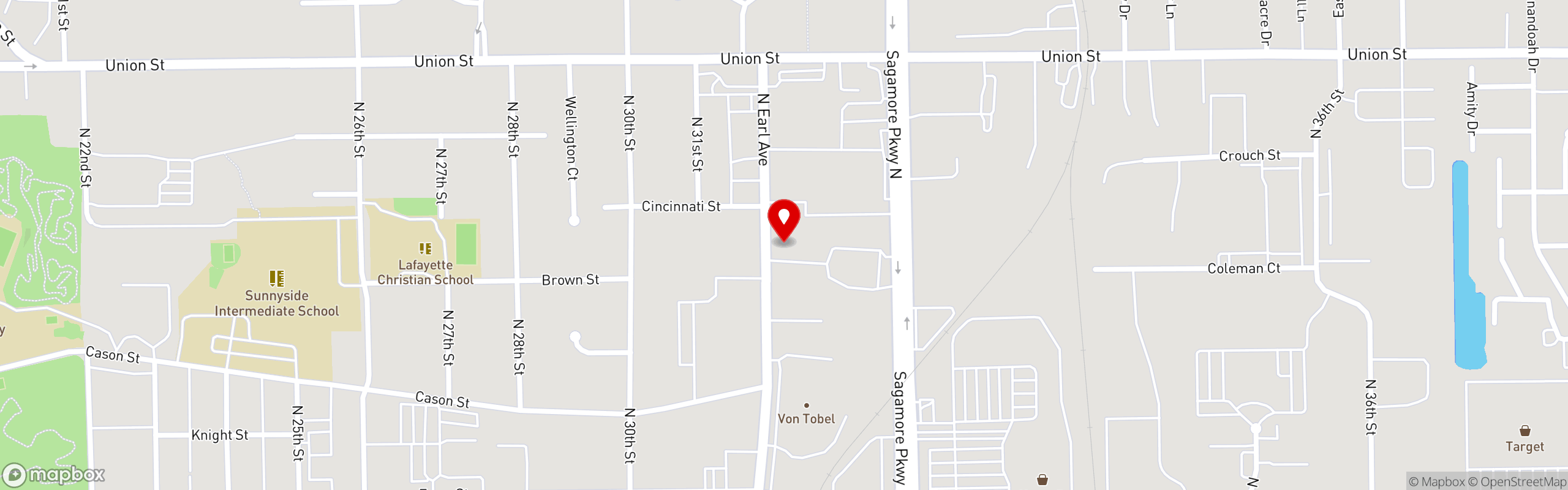 Street map pinning Wepa Cocina Criolla in Wepa Cocina Criolla