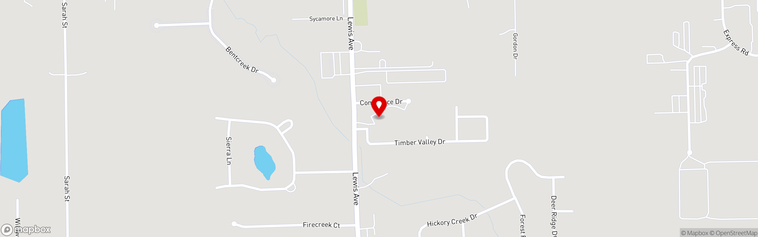 Street map pinning Mancino's in Mancino's - Temperance