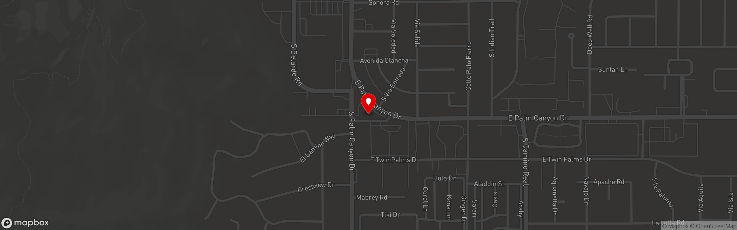 Street map pinning Seymour's in Seymour's