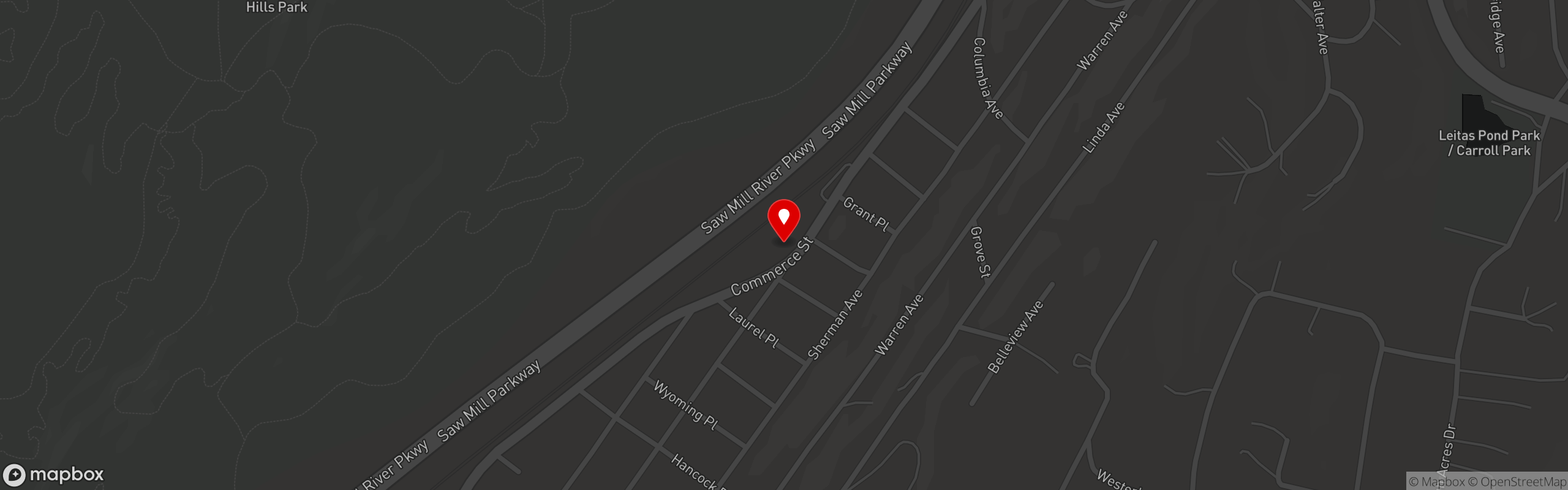 Street map pinning The Barley House in Thornwood