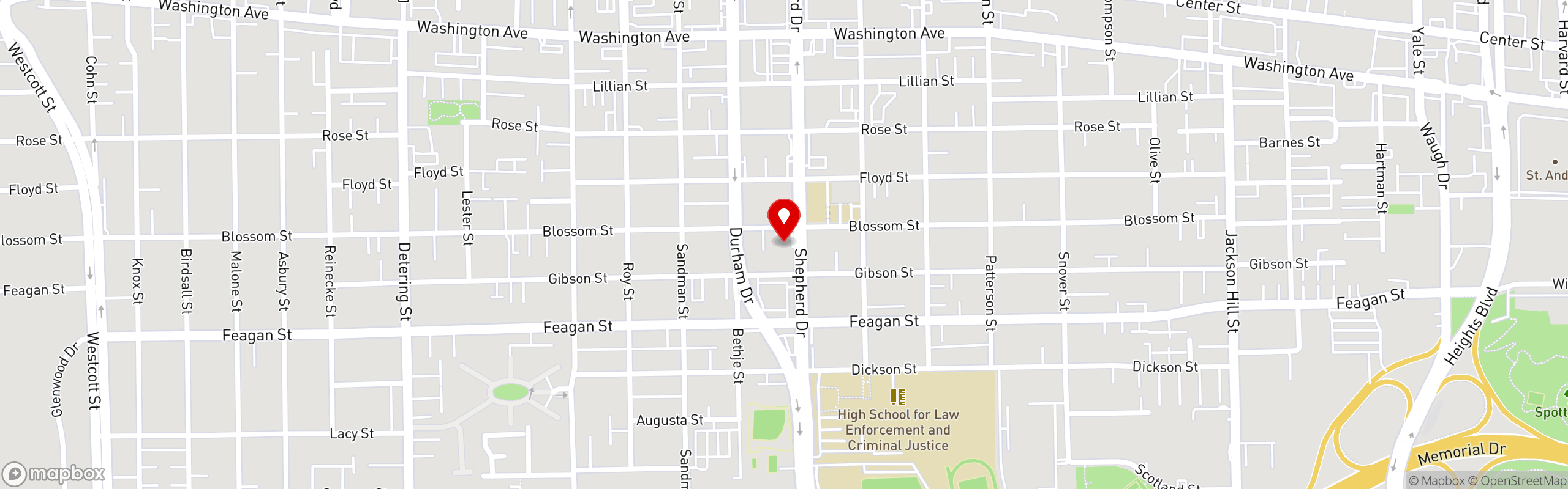 Street map pinning Cowboys & Indians Cuisine & Cocktail in Cowboys & Indians