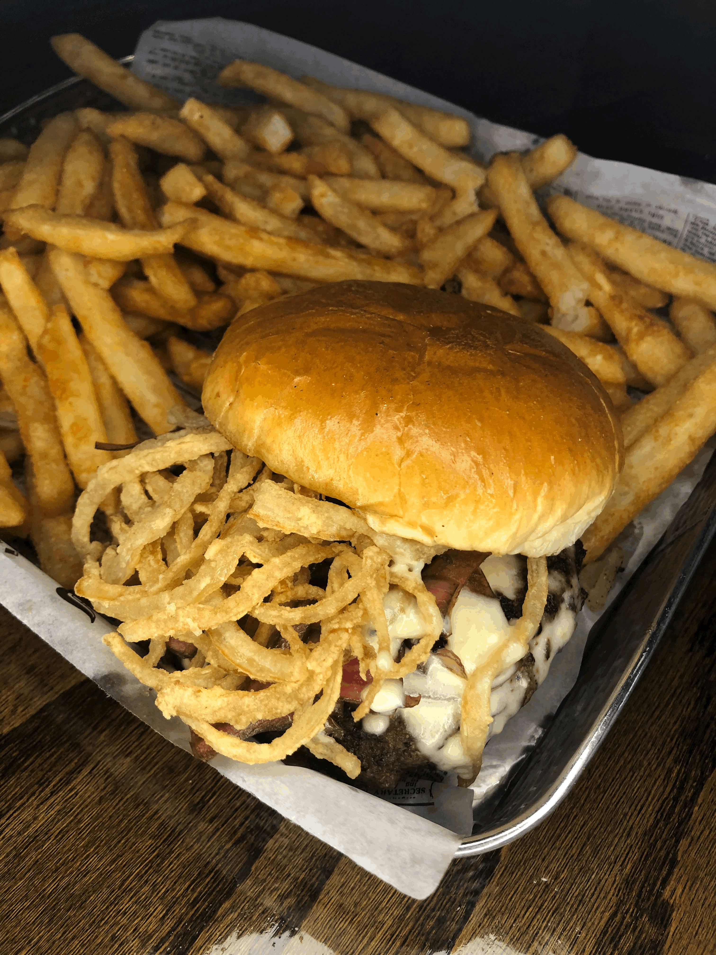 Black & Blue Deluxe Burger