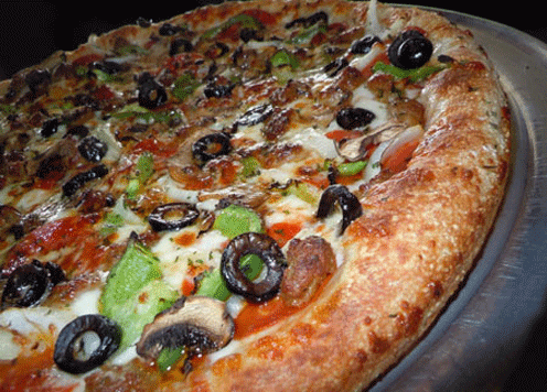 Amazing and delicious pizza loaded with fresh toppings.
