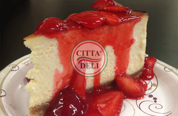Homemade NY Style Cheesecake