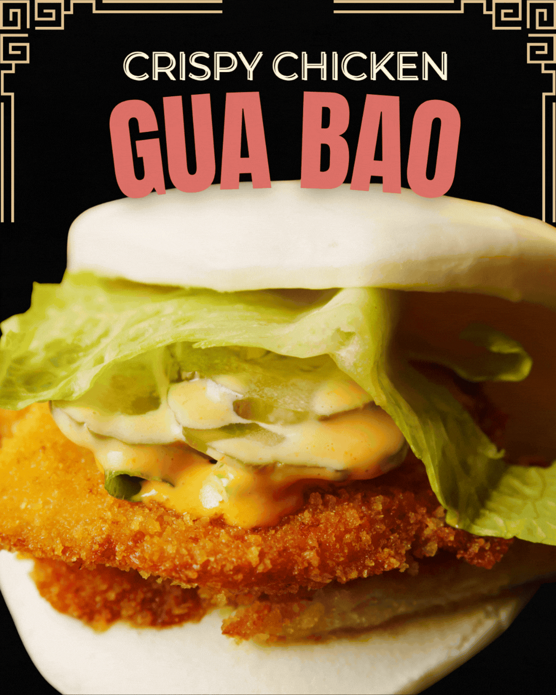 Crispy Chicken Gua Bao