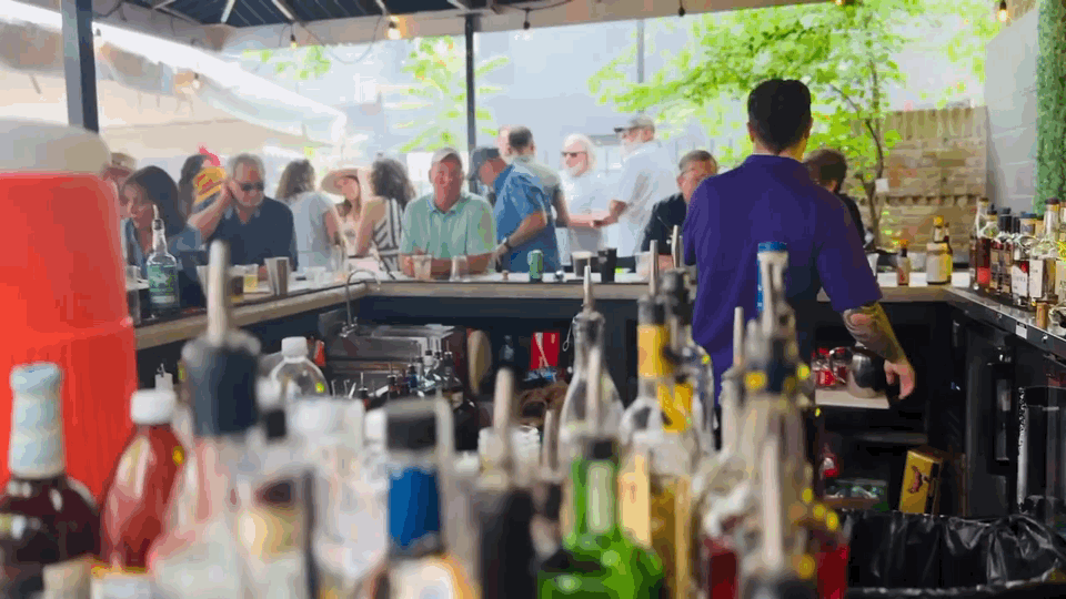 Kegs and Eggs event at Lou Lou on Market