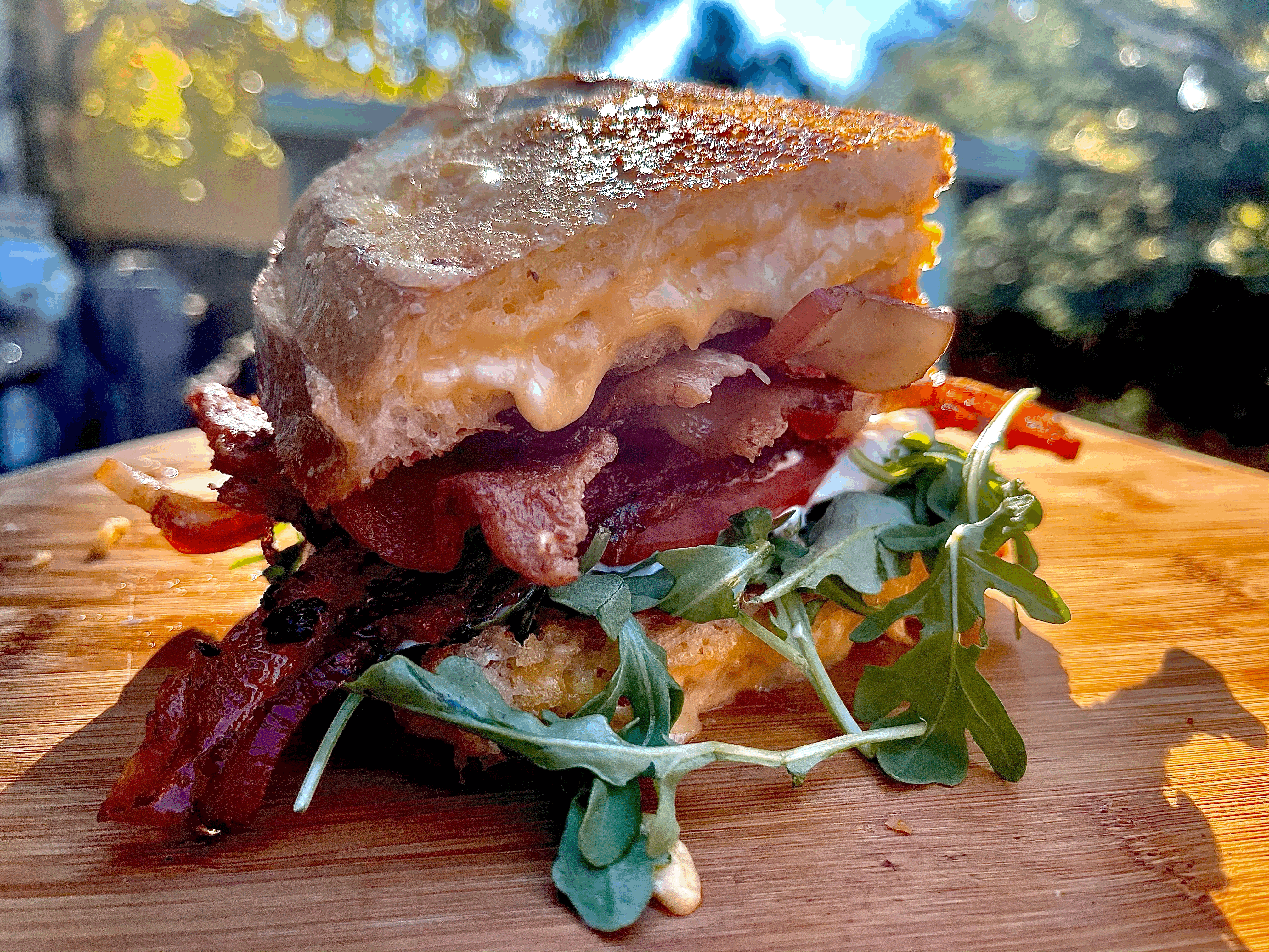 sandwich with bacon