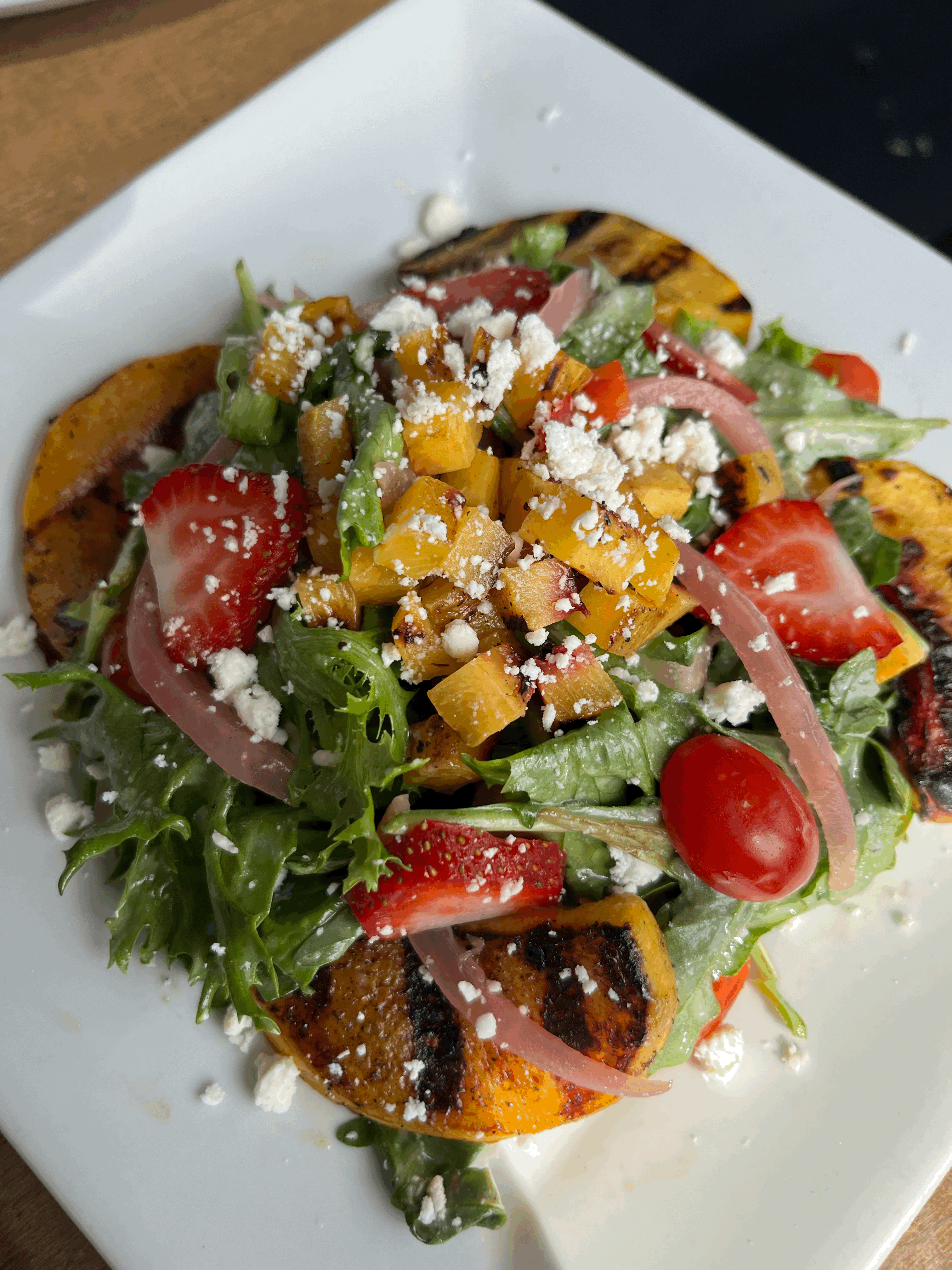 peach salad