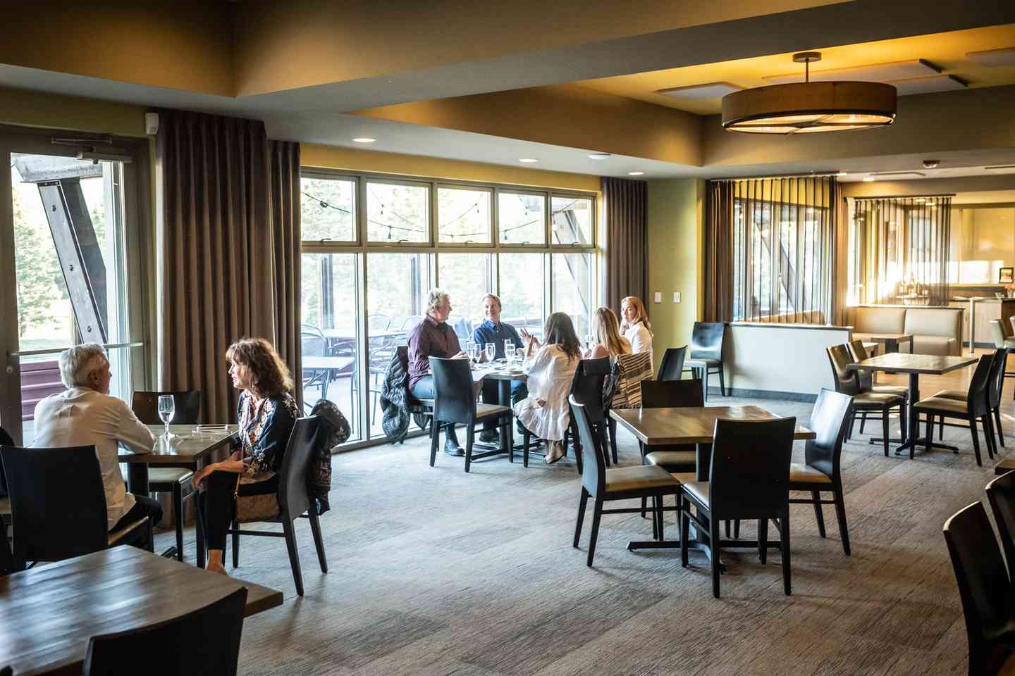 Large seating area