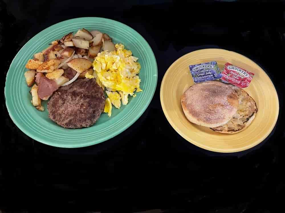 Beef or Garden Patty Breakfast