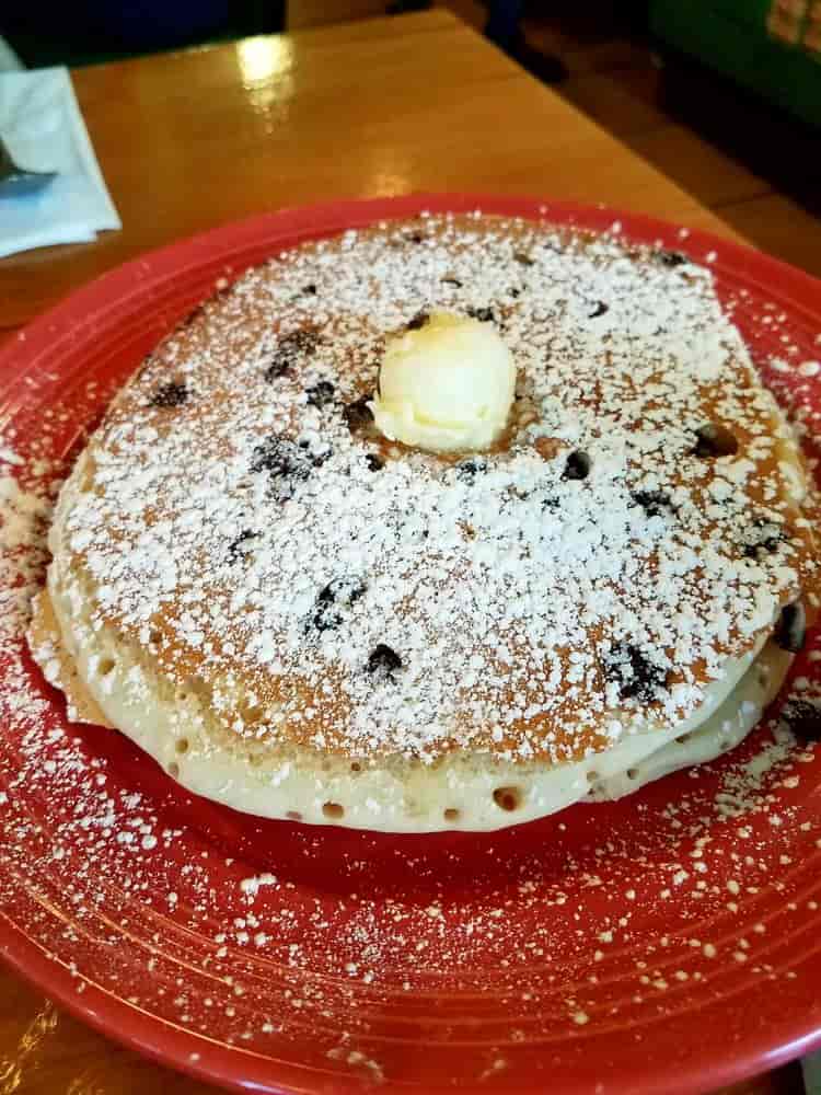Chocolate Chip Pancake Combo