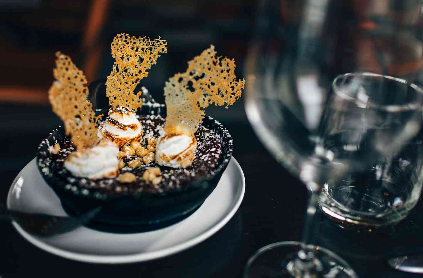 Chocolate hazelnut budino torta