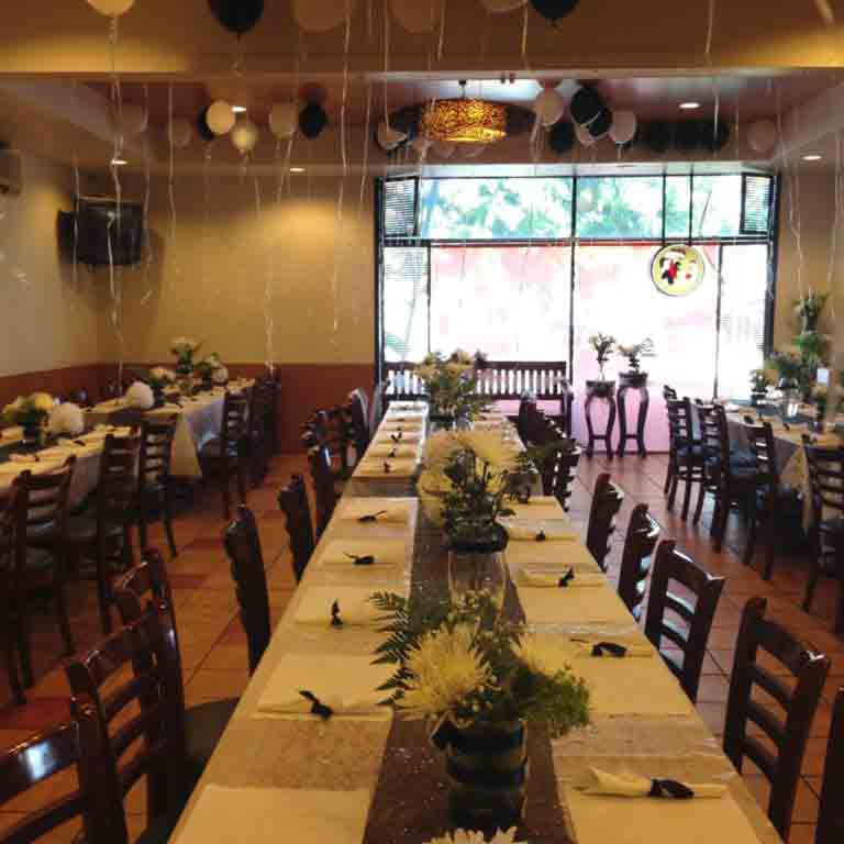 a wedding reception