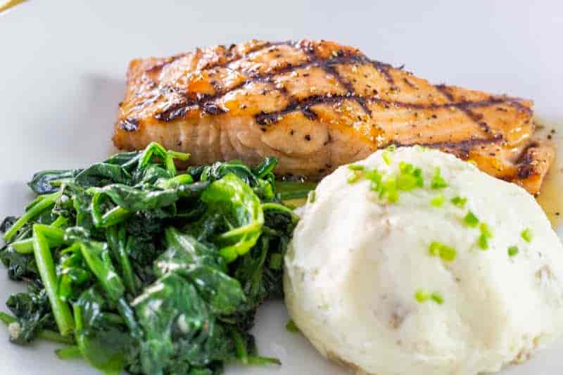 Honey Bourbon Salmon
