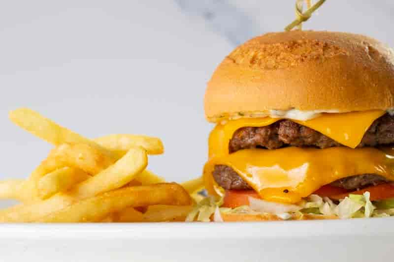 Impossible Vegan Double Stack Burger