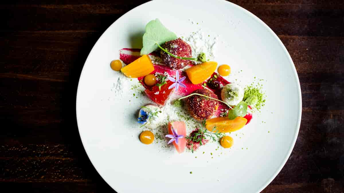 colorful plate