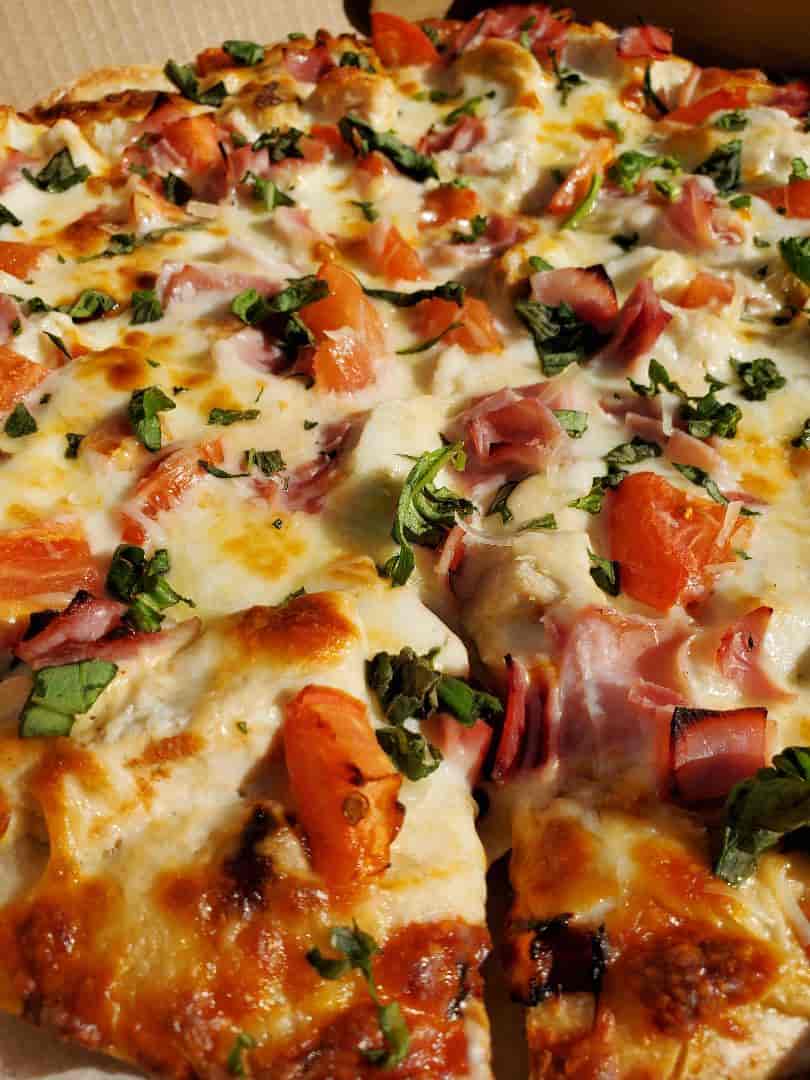 Chicken Alfredo Pizza
