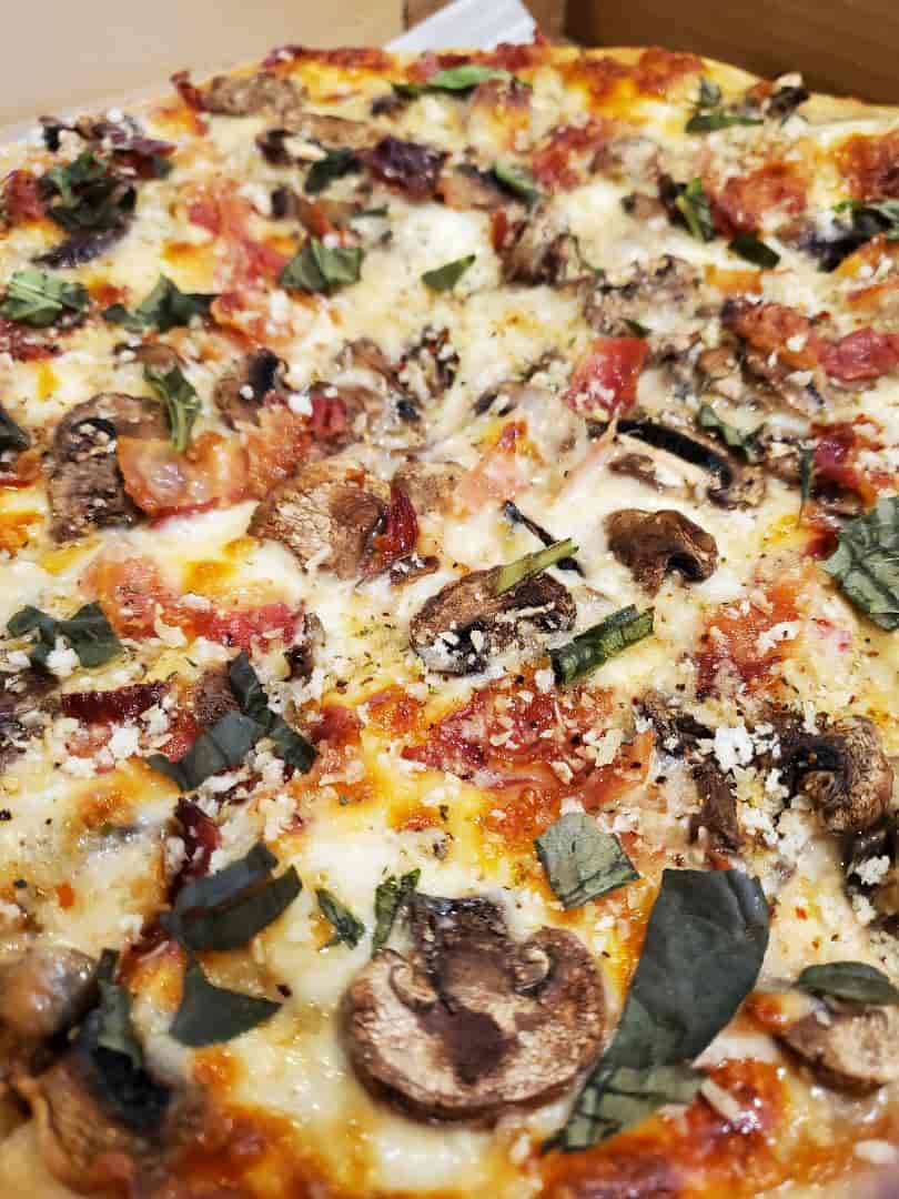 Stuffed Mushroom Pizza