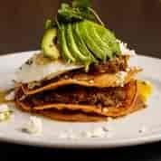 Green Chili Pork Tostada