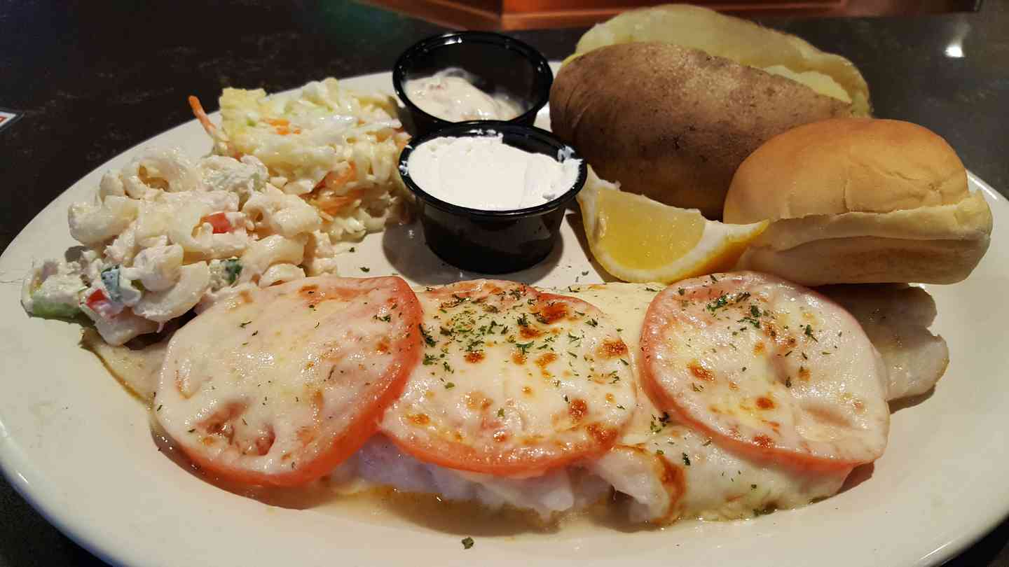 Italiano Broiled Haddock
