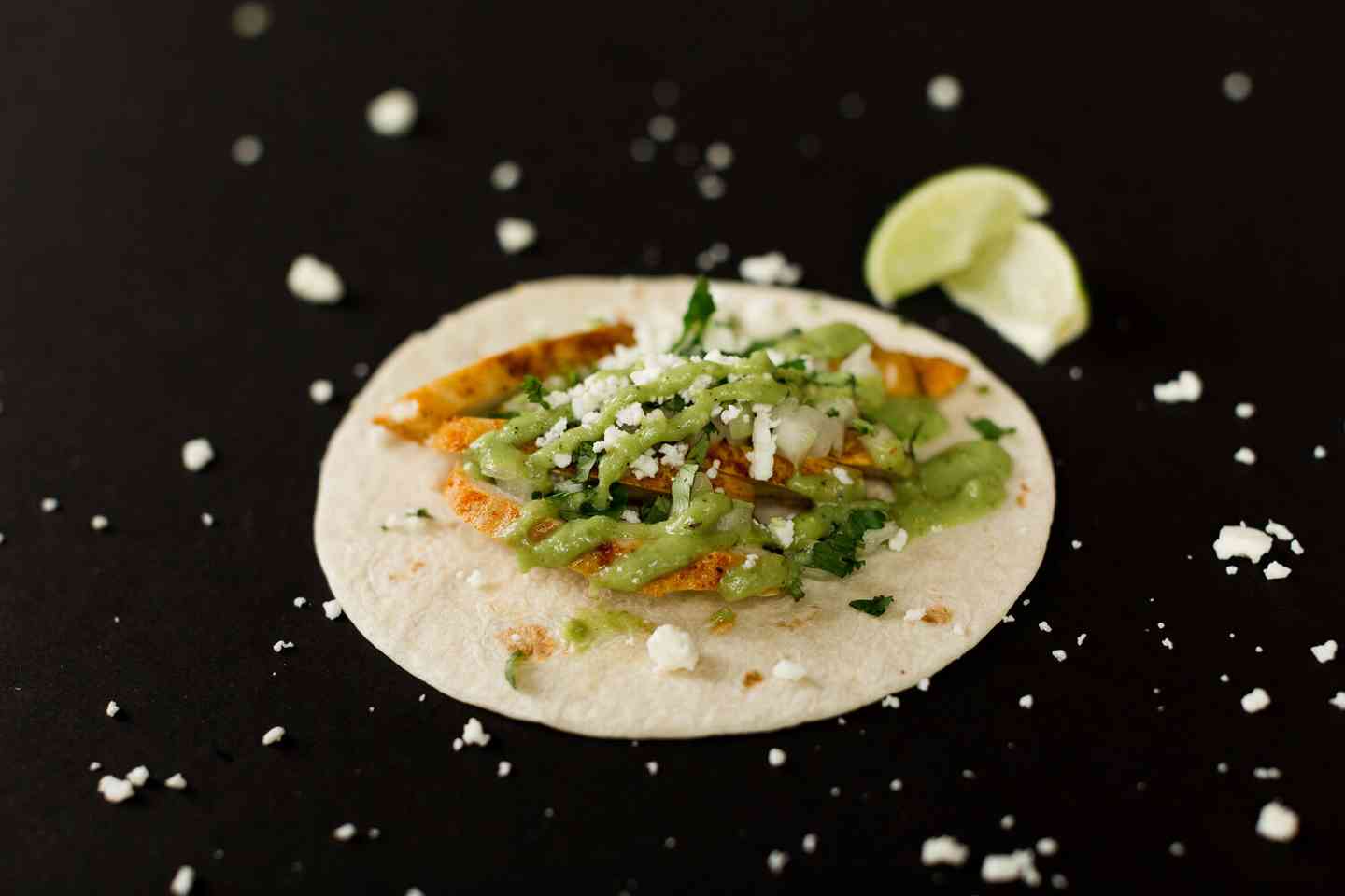 chicken tacos with cheese