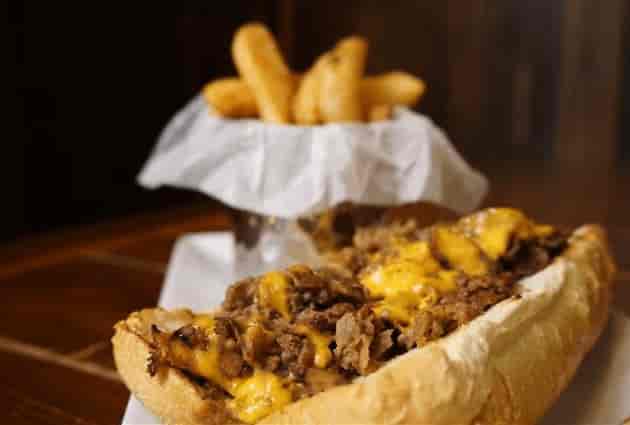 Drunken Cheesesteak with Steak Fries