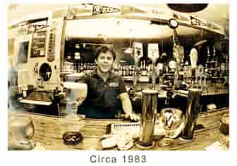 old photo of bar
